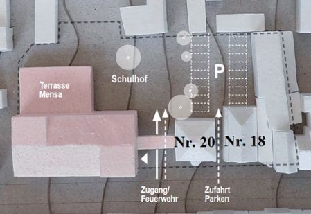Planung Södingstraße mit Stellplätzen